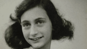 Annelies at European Parliament (Anne Frank Tribute)