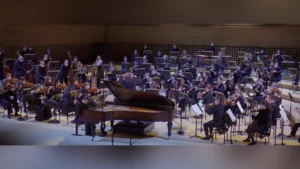 Ravel: Piano Concertos conducted by Louis Langrée with the Orchestre des Champs Elysées and David Kadouch (Piano)